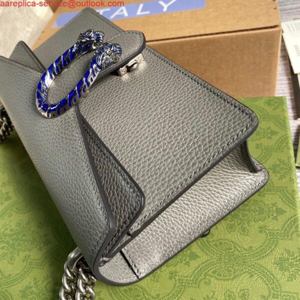 Replica Gucci 499623 Dionysus Small Shoulder Bag Gray 4