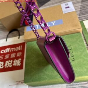 Replica Gucci 724713 Gucci Horsebit 1955 mini bag Purple 2