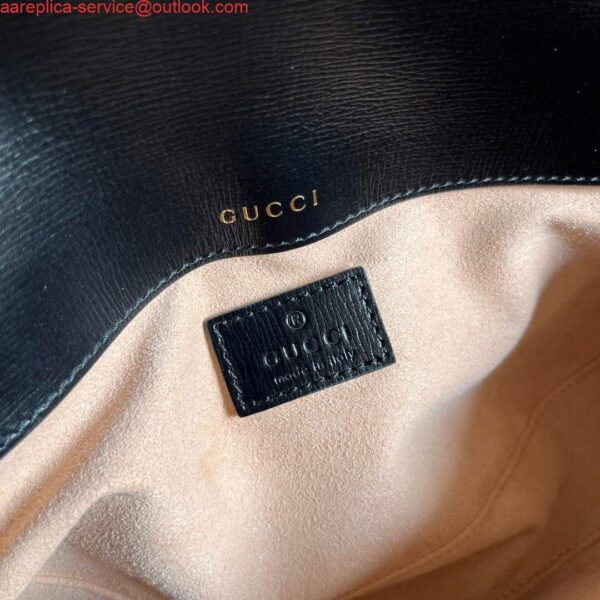 Replica Gucci 735178 Gucci Horsebit 1955 small shoulder bag Black 10