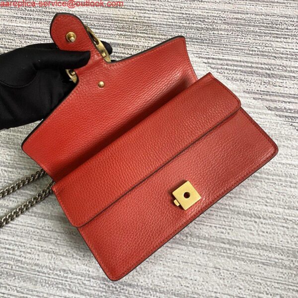 Replica Gucci 499623 Dionysus Small Shoulder Bag Red 8