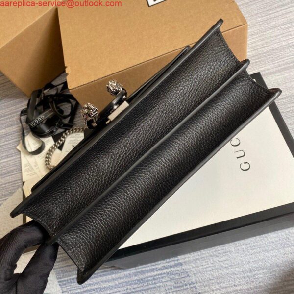 Replica Gucci 621512 Dionysus GG Top Handle Bag Black 8