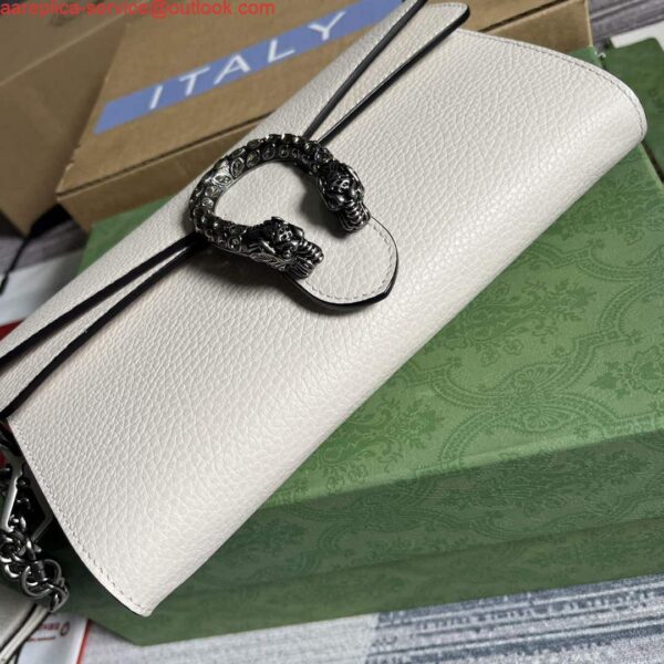 Replica Gucci 731782 Dionysus small shoulder bag White 5