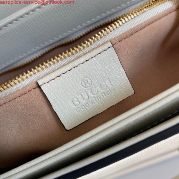 Replica Gucci Horsebit 1955 shoulder bag 602204 Beige leather 10