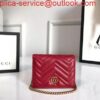 Replica Gucci 625693 GG Marmont Card Case Wallet Yellow 2