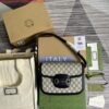 Replica Gucci Horsebit 1955 shoulder bag 602204 Beige leather