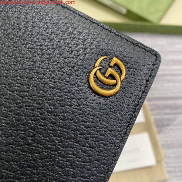 Replica Gucci 658562 GG Marmont pouch Black 6