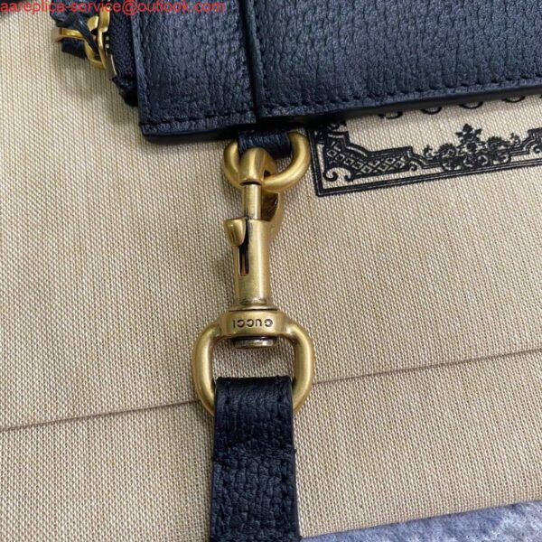 Replica Gucci 658562 GG Marmont pouch Black 7