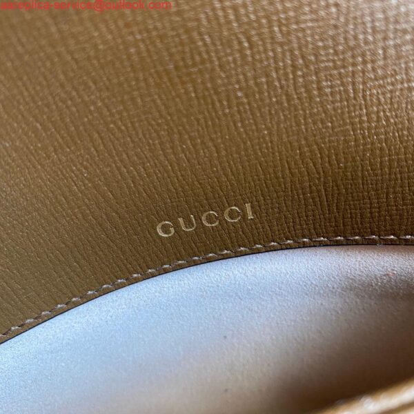 Replica Gucci Horsebit 1955 shoulder bag 602204 Brown leather 10