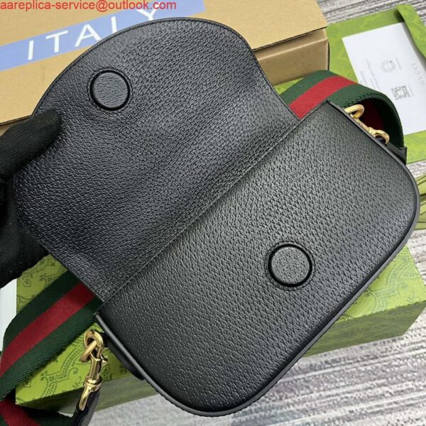 Replica Gucci 727791 Adidas X Gucci Mini Bag Black 8