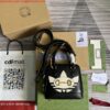 Replica Adidas x Gucci 658574 Horsebit 1955 mini bag Yellow and black leather