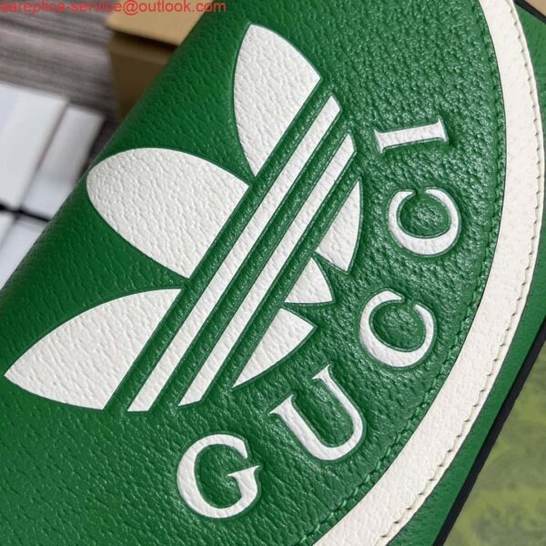 Replica Gucci 727791 Adidas X Gucci Mini Bag Green 6