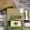 Replica Adidas x Gucci ‎621892 wallet with chain Off-white and red leather 2