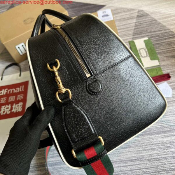 Replica Adidas x Gucci large duffle bag 702422 Black 4