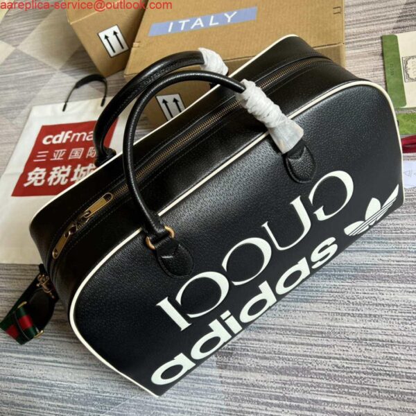 Replica Adidas x Gucci large duffle bag 702422 Black 5