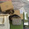 Replica Gucci 675801 Horsebit 1955 lizard mini bag silver leather 2
