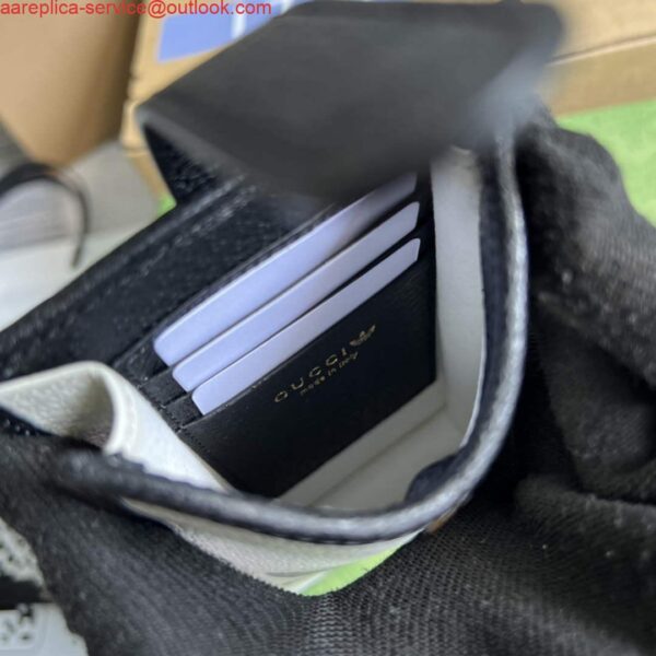 Replica Adidas x Gucci phone case 702203 Off-white and black leather 10