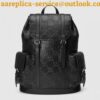 Replica Gucci Men's GG Web Backpack 495558 Beige 2018 2