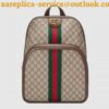 Replica Gucci Men's Ophidia GG Medium Backpack ‎547967 Black 2018 2