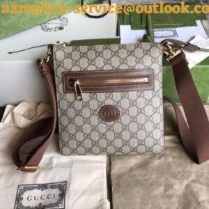 Replica Replica Gucci GG Supreme Messenger Bag with Interlocking G 2