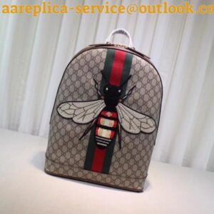 Replica Gucci Web Animalier Backpack With Bee 2