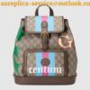 Replica Replica Gucci Interlocking G Backpack In Beige GG Supreme Canvas 2