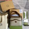 Replica Gucci 675891 Messenger bag with jumbo GG Beige Brown 2