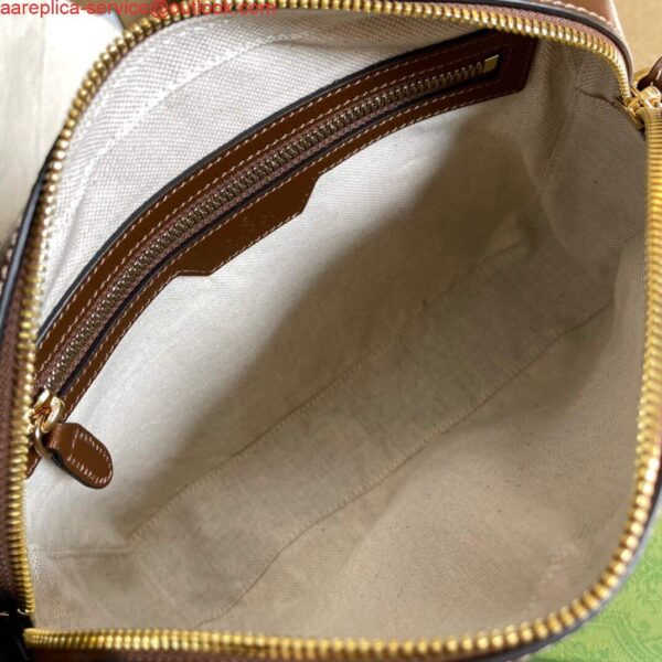 Replica Gucci 675891 Messenger bag with Interlocking G Beige and ebony 9