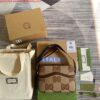 Replica Gucci 675891 Messenger bag with jumbo GG Beige Brown