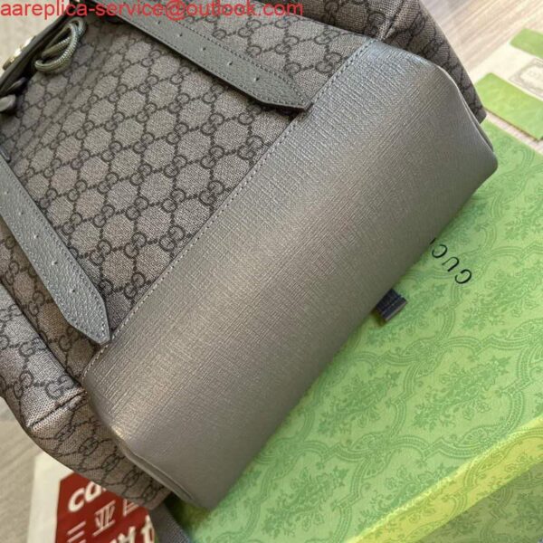 Replica Gucci 598140 Ophidia GG medium backpack Grey 7