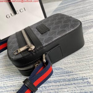 Replica Gucci 682357 GG Black messenger 598103 Black GG Supreme canvas 2