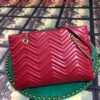 Replica Gucci 524578 GG Marmont Matelassé Shoulder Bag Green