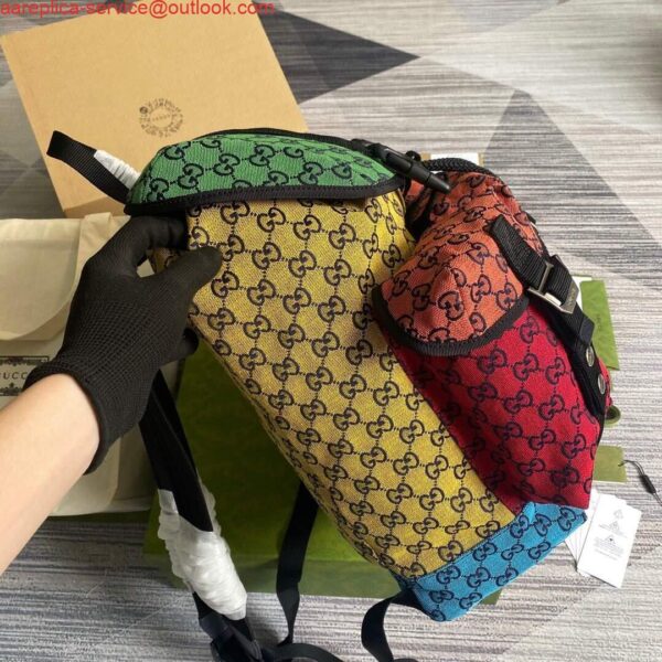 Replica Gucci 658783 GG Multicolour Small Backpack 4