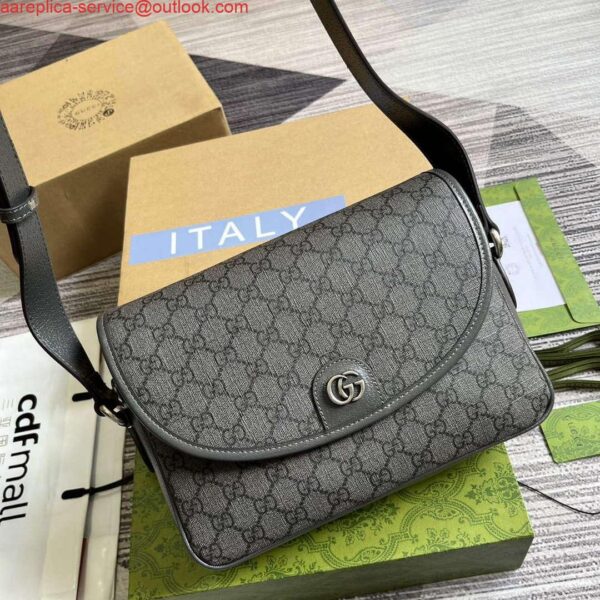 Replica Gucci 724704 Ophidia Messenger Bag Grey 5