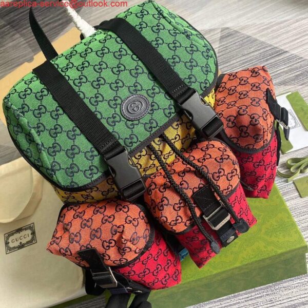 Replica Gucci 658783 GG Multicolour Small Backpack 6