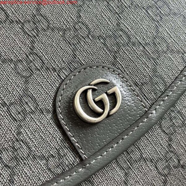 Replica Gucci 724704 Ophidia Messenger Bag Grey 6