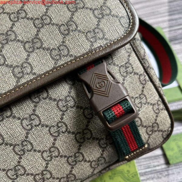 Replica Gucci 760123 GG Messenger Bag Bronw 8