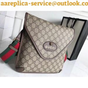 Replica Gucci Beige Neo Vintage GG Medium Messenger Bag 2