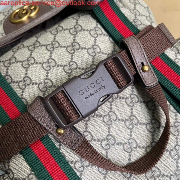 Replica Gucci 690999 Webbing GG Skateboard Backpack 7