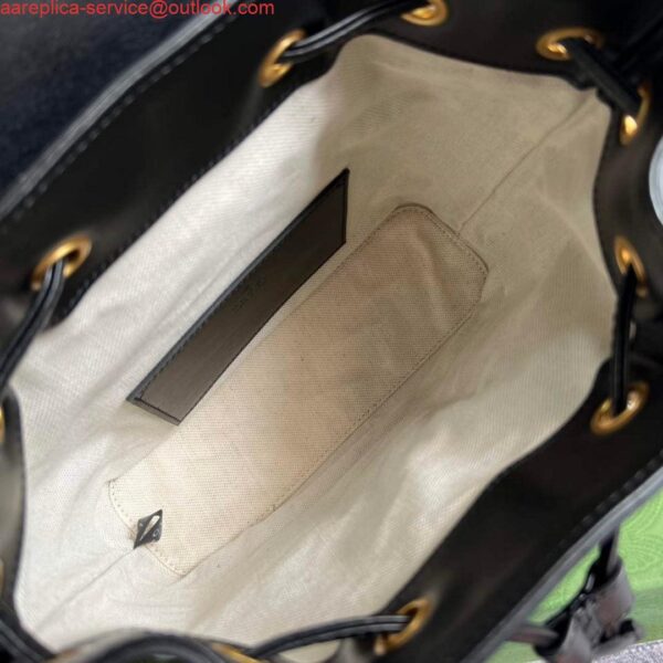 Replica Gucci 702101 Bamboo backpack Black 9