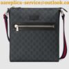 Replica Gucci Black GG Supreme Tigers Messenger Bag 2