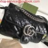 Replica Gucci 446744 GG Marmont Mini Shoulder Bag Grey