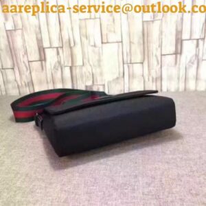 Replica Gucci Black Techno Canvas Messenger Bag 2