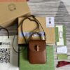 Replica Gucci 702106 Bamboo Mini Handbag Green 2