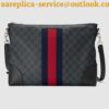 Replica Gucci Black Web Canvas Messenger Bag