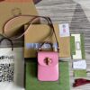 Replica Gucci 702106 Bamboo Mini Handbag White 2