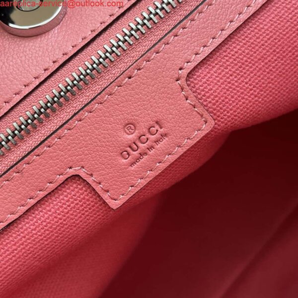 Replica Gucci 751516 Blondie Medium Tote bag in Pink leather 8