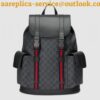 Replica Gucci Black Signature Leather Small Backpack