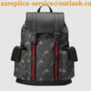 Replica Gucci Black Techno Canvas Large Backpack 2