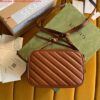 Replica Gucci 448065 GG Marmont Matelassé Mini Bag Light Green 2