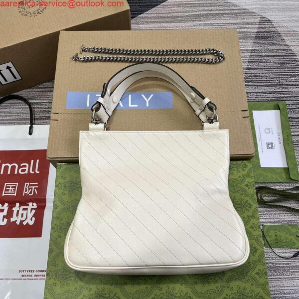 Replica Gucci 751518 Gucci Blondie Small Tote Bag White 3